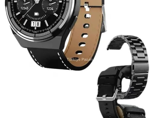 En Çok Tercih Edilen Akıllı Saat Amoled Ekran Nabız Sensörü GPS Uyumlu Adımsayar