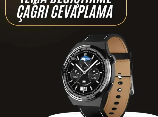 Çoklu Kordon Hediyeli Akıllı Saat Çağrı Cevaplama Müzik Dinleme Dokunmatik Ekran