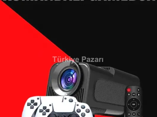 Retro Video Oyunu Konsolu Android Tv El Oyun Konsolu WIFI Taşınabilir Projeksiyon Cihazı
