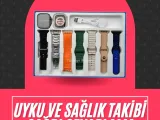 Akıllı Saat Yeni Nesil Bluetooth Bağlantılı Uyku Sağlık Takibi GPS Ve NFC Uyumlu