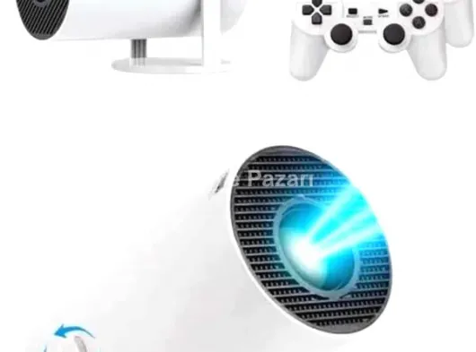4K Wireless Çift Kollu Kumandalı Oyun Projeksiyonu Retro Video Oyunu