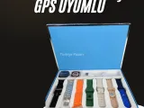 Ultra Akıllı Saat 49 Mm Çift Kordonlu Arama Cevaplama Bluetooth Bağlantılı