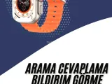 Akıllı Saat Amoled Ekran 3 Kordonlu Aksesuar Hediyeli Sesli Görüşme