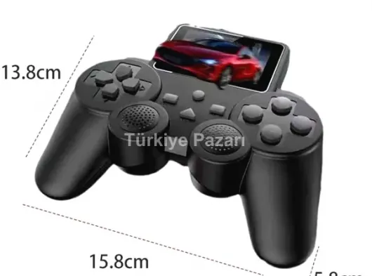 2.4 İnç Ekran 520 Oyunlu Retro Temalı Kablosuz Oyun Kolu El Atarisi
