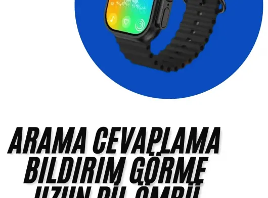 Akıllı Saat Sağlık Takibi Kalp Atışı Adımsayar Ultra Yeni Nesil nefes Egzersizi