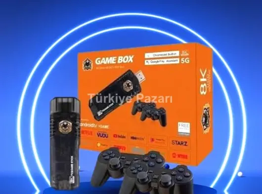 Game Box Android Tv 36500 Oyunlu Atari 5g 8k HDR Ultra HD 64 GB