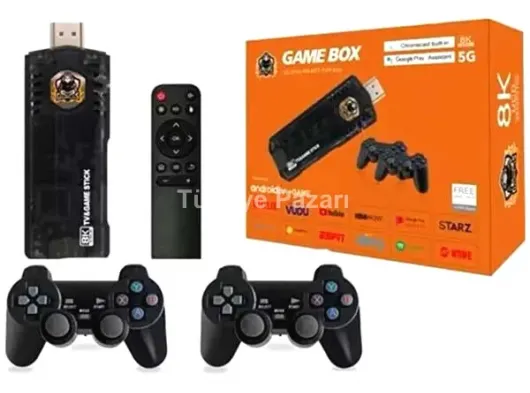 8K Ultra HD Game Box 36500 Oyunlu Game Stick Oyun Konsolu
