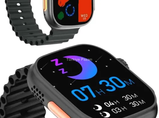 Ultra Akıllı Saat 49 Mm Çift Kordonlu Arama Cevaplama Bluetooth Bağlantılı