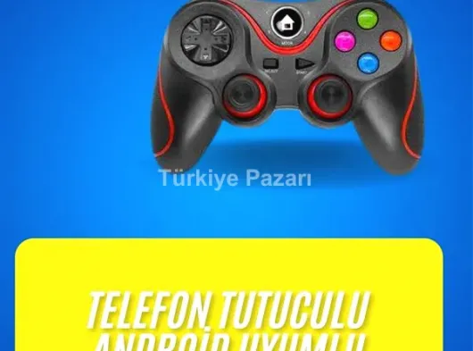 Yeni Nesil Joystick Oyun Kolu Android Uyumlu Kablosuz Titreşimli