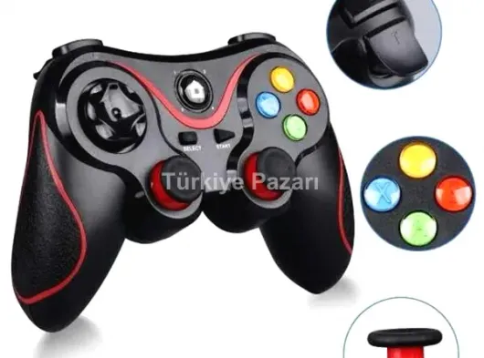 Kablosuz Oyun Kolu Bluetooth Joystick Gamepad Android Uyumlu