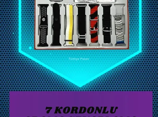 Boyun Bantlı Kulaklık ve 7 Kordonlu Yeni Nesil Akıllı Saat Kampanyası Yüksek Ses Kaliteli