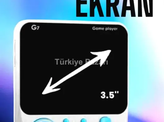 El Atarisi 3.5 inç Ekran Çift Konsol 666 Adet Retro Oyun Gamepad