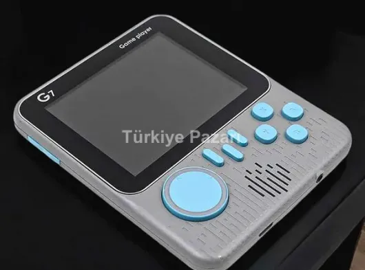 Mini Atari El Atarisi 3.5 inç Ekran Çift Konsol 666 Adet Retro Oyun Gameboy El Atarisi