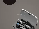 Dijital Göstergeli Powerbank Kulaklık ve 7 Kordonlu Yeni Nesil Akıllı Saat Amoled Ekran