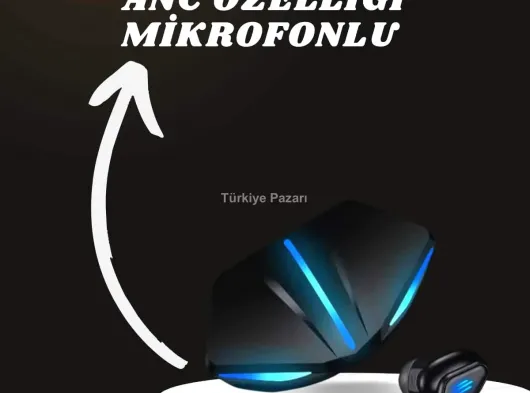 7 Kordonlu Akıllı Saat Ve Oyuncu Kulaklığı ANC Özelliği Kulak İçi Mikrofonlu Sesli Görüşme