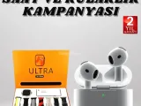 7 Kordonlu Akıllı Saat Ve 3.Nesil Kulaklık Dokunmatik Ekran Sesli Görüşme Yapabilen
