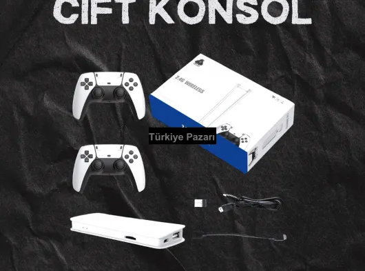 M15 Retro Konsol – 20.000 Oyunlu, Çift Gamepadli, 4K HDMI
