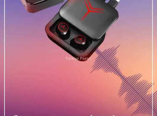 Powerbank Özellikli Bluetooth Kulaklık ve Nabız Ölçer Akıllı Saat Bileklik Hediyeli