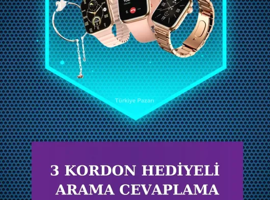 Dijital Göstergeli Powerbank Bluetooth Kulaklık ve Yeni Nesil Amoled Ekran Akıllı Saat