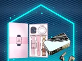 Bileklikli Amoled Ekran Akıllı Saat ve Dijital Göstergeli Kablosuz Bluetooth Kulaklık ANC/ ENC