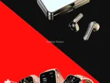 Bileklikli Amoled Ekran Akıllı Saat ve Dijital Göstergeli Kablosuz Bluetooth Kulaklık ANC/ ENC