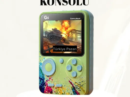Oyun Konsolu Kablosuz Kontrolcülü Retro Oyun Eğlence Sistemi