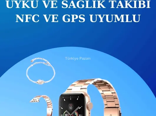 3 Kordonlu Dokunmatik Ekran Akıllı Saat ve 2.Nesil Kablosuz Bluetooth Kulaklık ANC/ENC