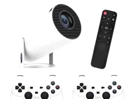 4K Wireless Çift Kollu Kumandalı Oyun Projeksiyonu Retro Video Oyunu