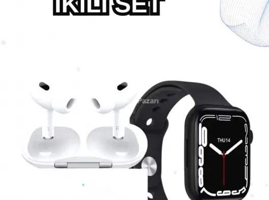 2025 Model Akıllı Saat ve Yeni Nesil Pro Bluetooth Kulaklık TWS Yüksek Ses Kaliteli