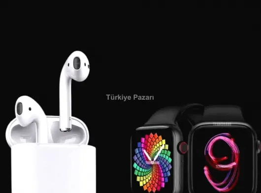 2025 Model Akıllı Saat ve 2.Nesil TWS Bluetooth Kulaklık ANC Özelliği Amoled Ekran