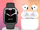 3.Nesil TWS Bluetooth Kulaklık ve Dokunmatik Ekran Akıllı Saat Sesli Görüşme