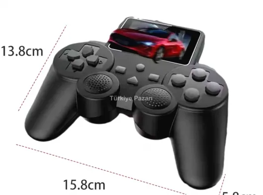 2.4 İnç Ekran 520 Oyunlu Retro Temalı Kablosuz Oyun Kolu El Atarisi