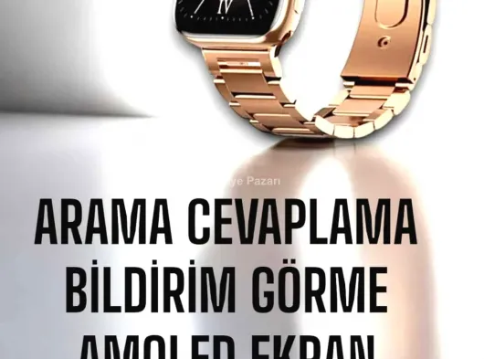 Akıllı Saat Adımsayar, Nabız Takibi ve GPS Destekli Kadınlara Özel