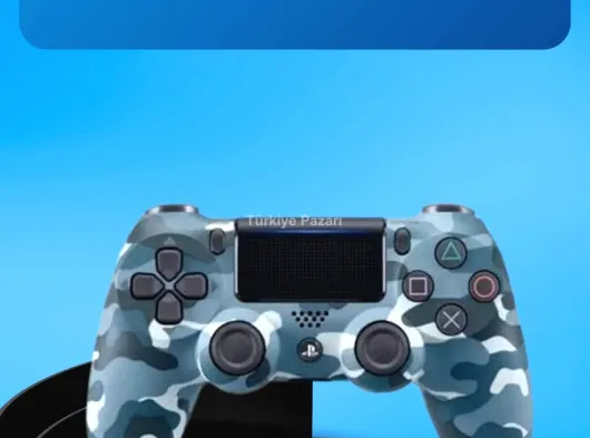PS4 Joystick Oyun Kolu Titreşimli Uzun Pil Ömrü USB Şarj Kablolu