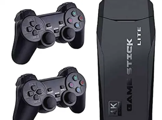 Game Stick El Atarisi 2.4g Kablosuz Çift Kol Oyunlar 4k Game Stick 3500 Oyunlu Atari Uyumlu