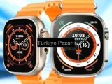 Yeni Nesil Ultra Akıllı Saat Titreşimli, Uyku & Sağlık Takibi, Çift Kordon