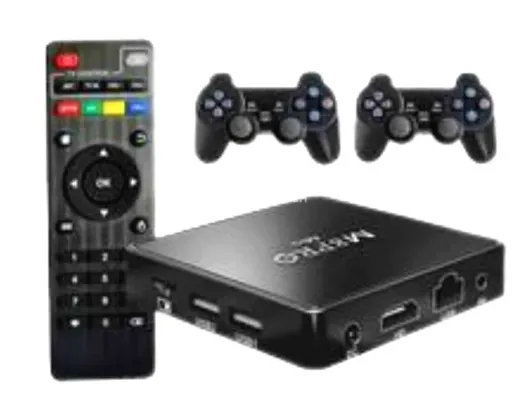 M8 PRO Mini 2.4G 10K ultra HD 64 GB TV BOX Android TV GAME BOX  2 Adet Oyun Konsolu