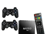 M8 PRO Mini 2.4G 10K ultra HD 64 GB TV BOX Android TV GAME BOX  2 Adet Oyun Konsolu