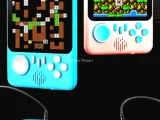 El Atarisi 3.5 inç Ekran Çift Konsol 666 Adet Retro Oyun Gamepad