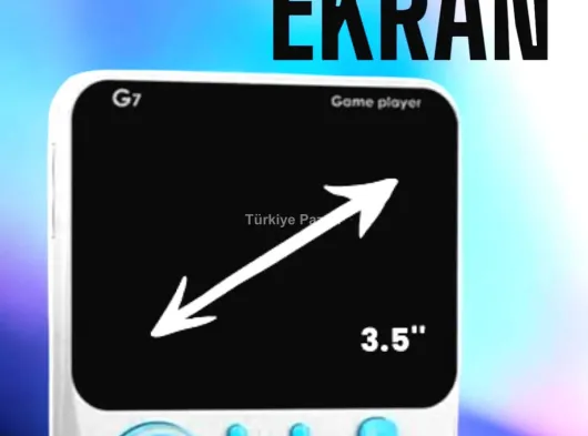 El Atarisi 3.5 inç Ekran Çift Konsol 666 Adet Retro Oyun Gamepad