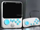 Mini Atari El Atarisi 3.5 inç Ekran Çift Konsol 666 Adet Retro Oyun Gameboy El Atarisi