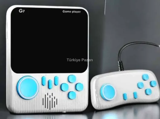 Mini Atari El Atarisi 3.5 inç Ekran Çift Konsol 666 Adet Retro Oyun Gameboy El Atarisi