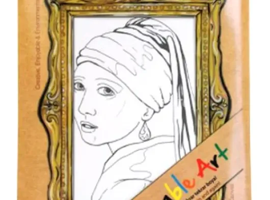 Funny Mat - Johannes Vermeer Gırl Wıth A Pearl Earrıng 25 X 35 Cm