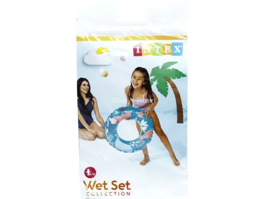 IS59242 Şeffaf Baskılı Simit 61 cm - Vardem Oyuncak