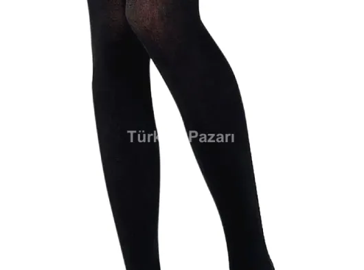 Beyaz Fiyonklu Jartiyer Çorabı