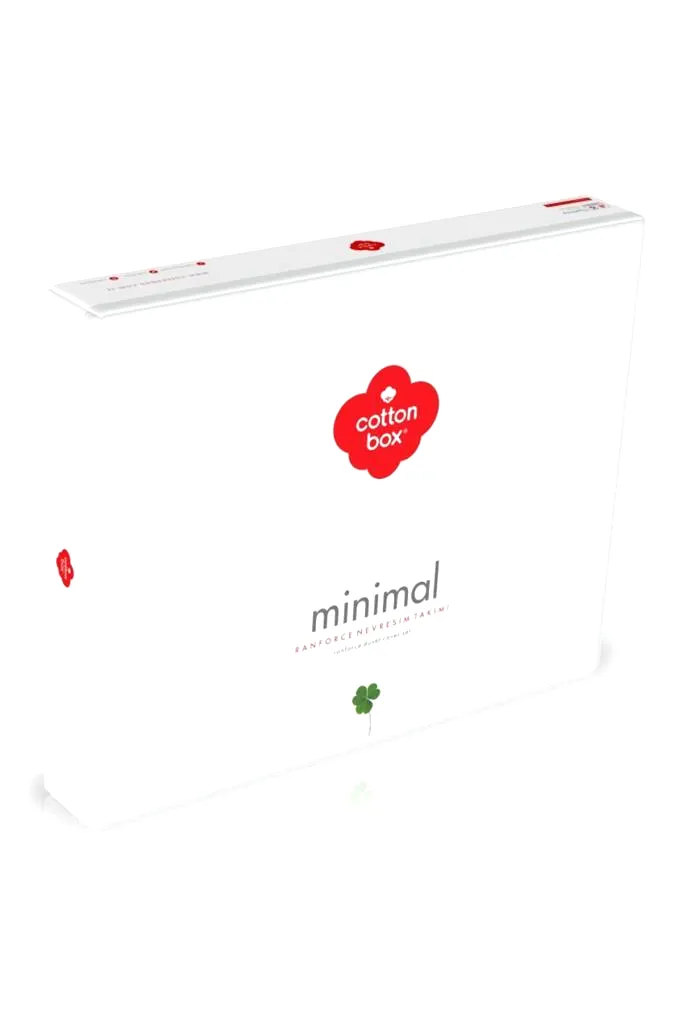 Çift Kişilik Nevresim Takımı Minimal  Pembe