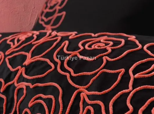 Ranforce Çift Kişilik Nevresim Takımı Rosen