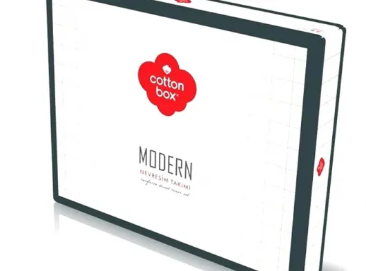 Modern Çift Kişilik Nevresim Takımı Root Vizon