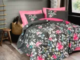 Feminen Çift Kişilik Nevresim Takımı Merlin Pembe