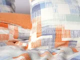 Flanel Nevresim Takımı Çift Kişilik Rina Kiremit